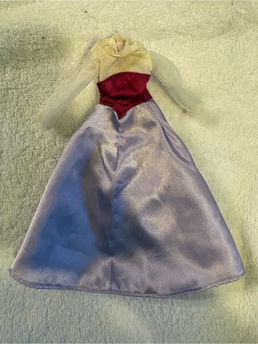 Vintage Tyco Disney Ariel Little Mermaid Dress for On Land Adventures Purple